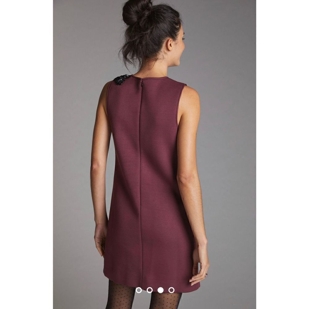Anthropologie -Sequined Shift Mini Dress size xs - Picture 2 of 10